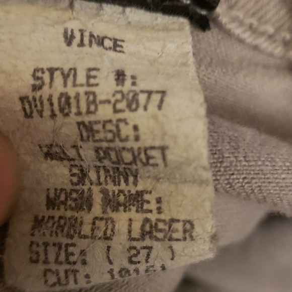 Vince Grey Welt Pocket Skinny Jeans - Picture 16 of 16